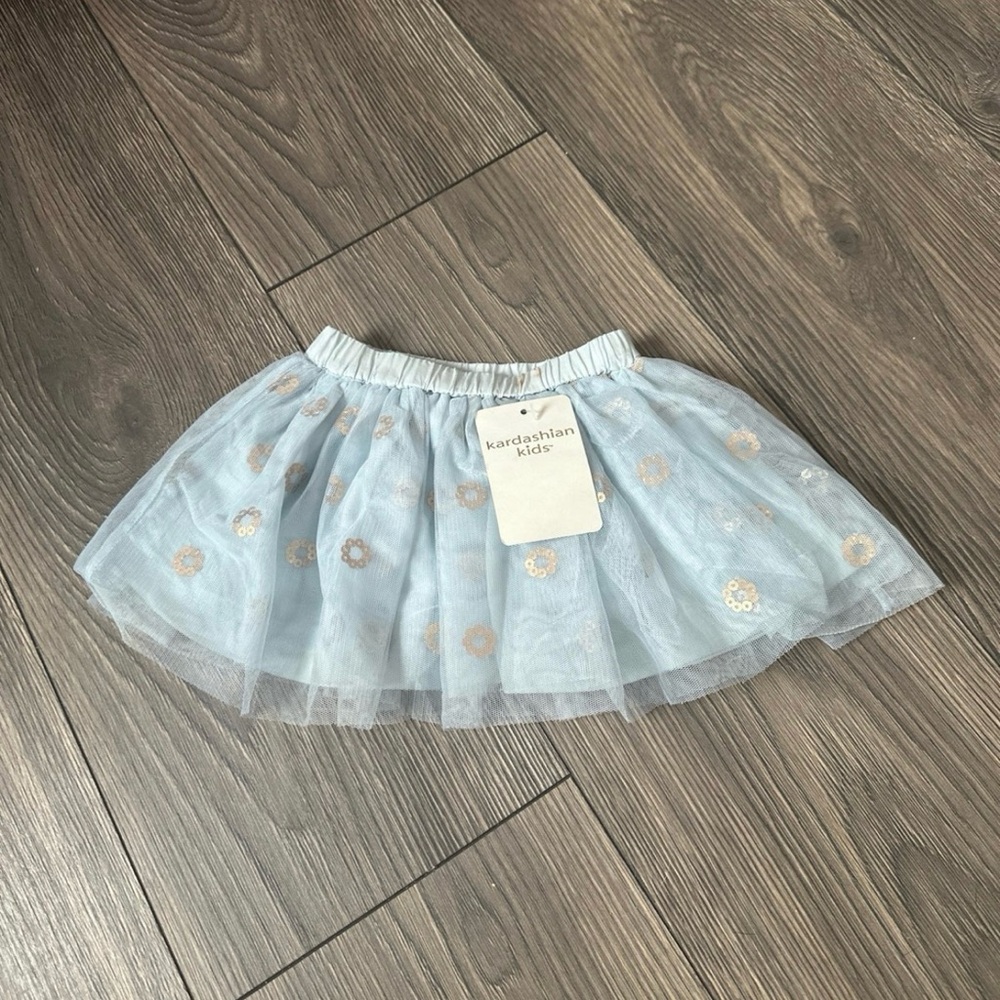 Kardashian Kids Tutu Blue Skirt